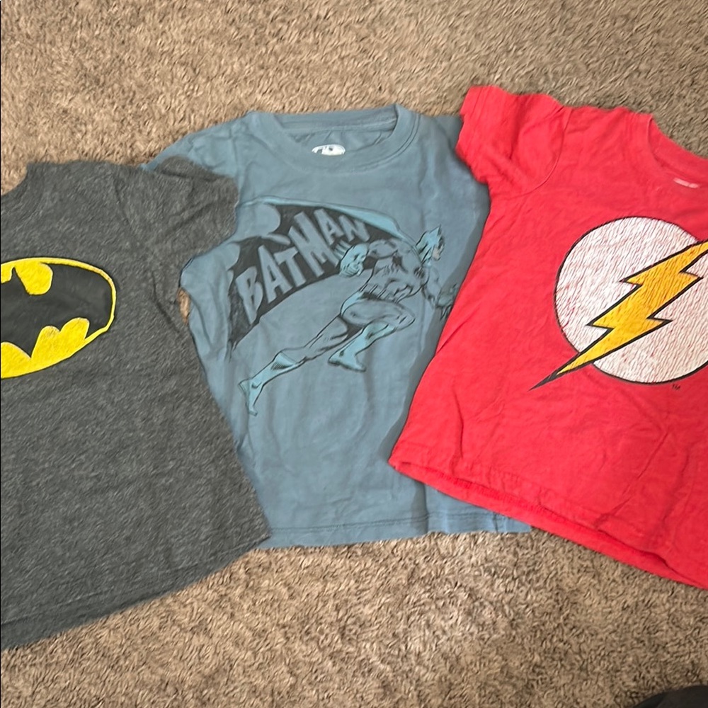Bundle Superhero Graphic T-Shirts Set